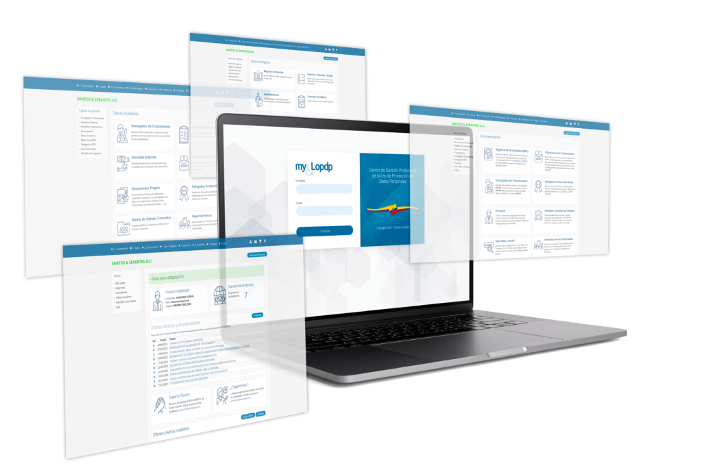 Software-MyLOPD-Pantallas Software LOPDP